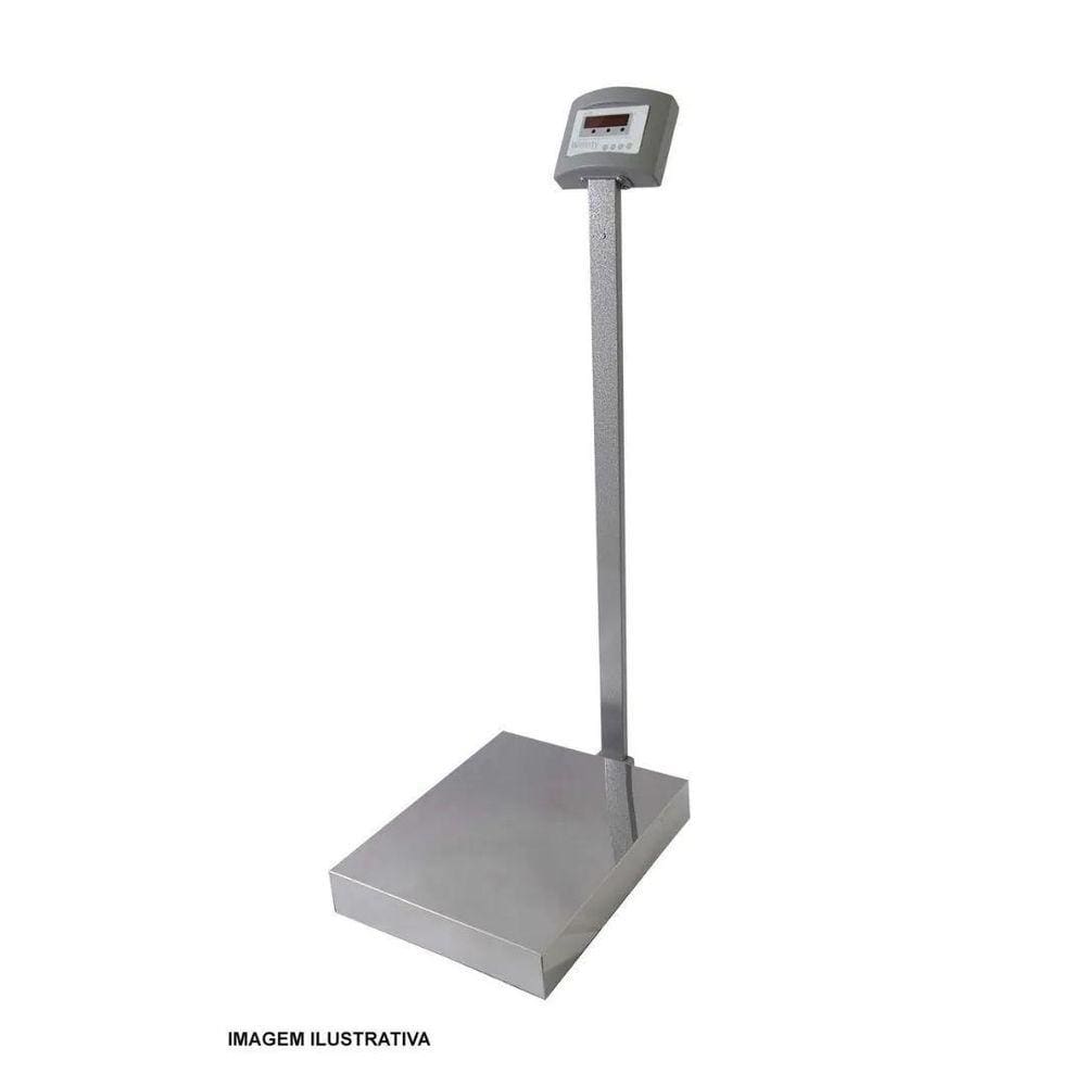 Balança Eletronica 300 Kg X 50G Led Com Coluna Welmy