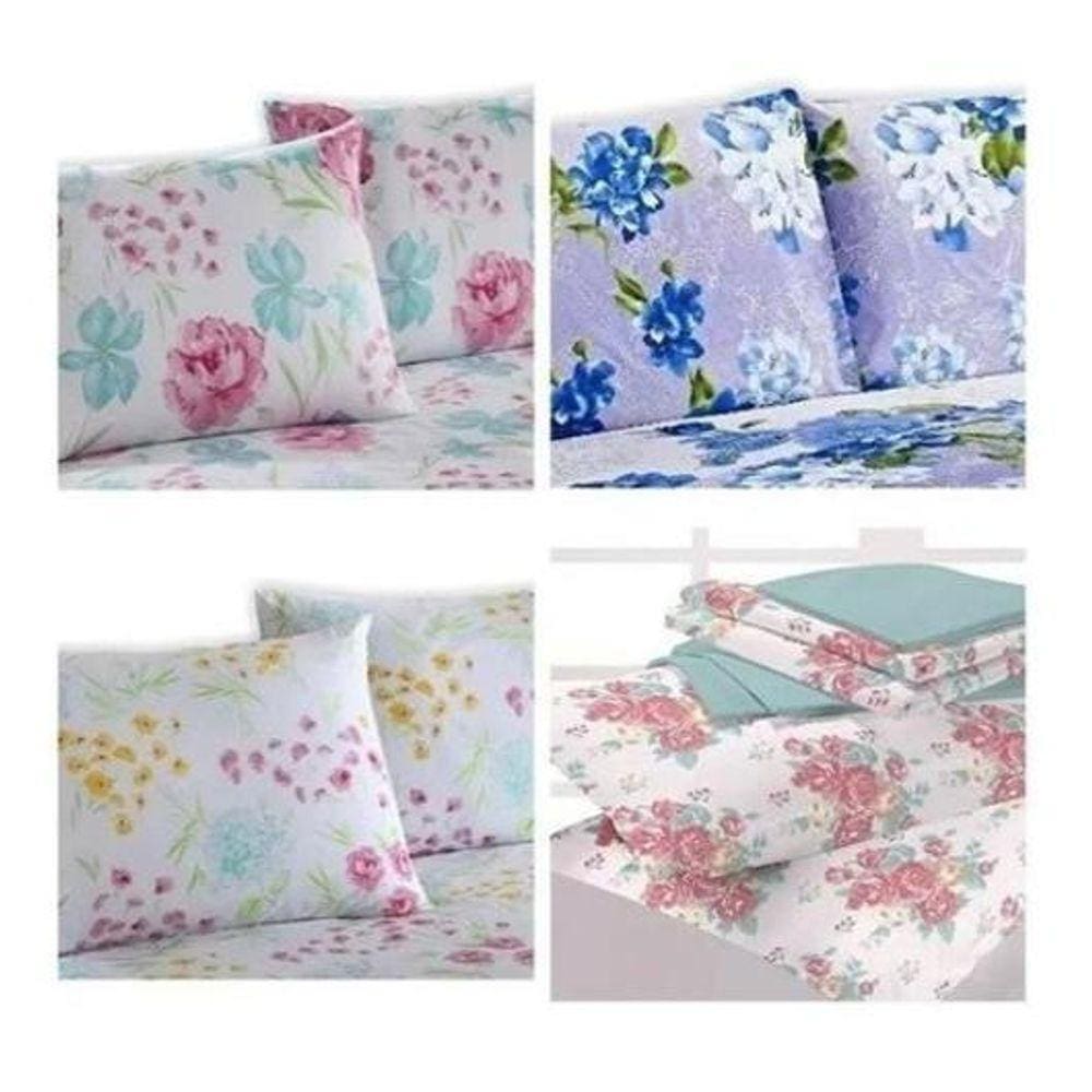 Kit 6 Fronhas Estampadas Pra Travesseiro Poliester Atacado