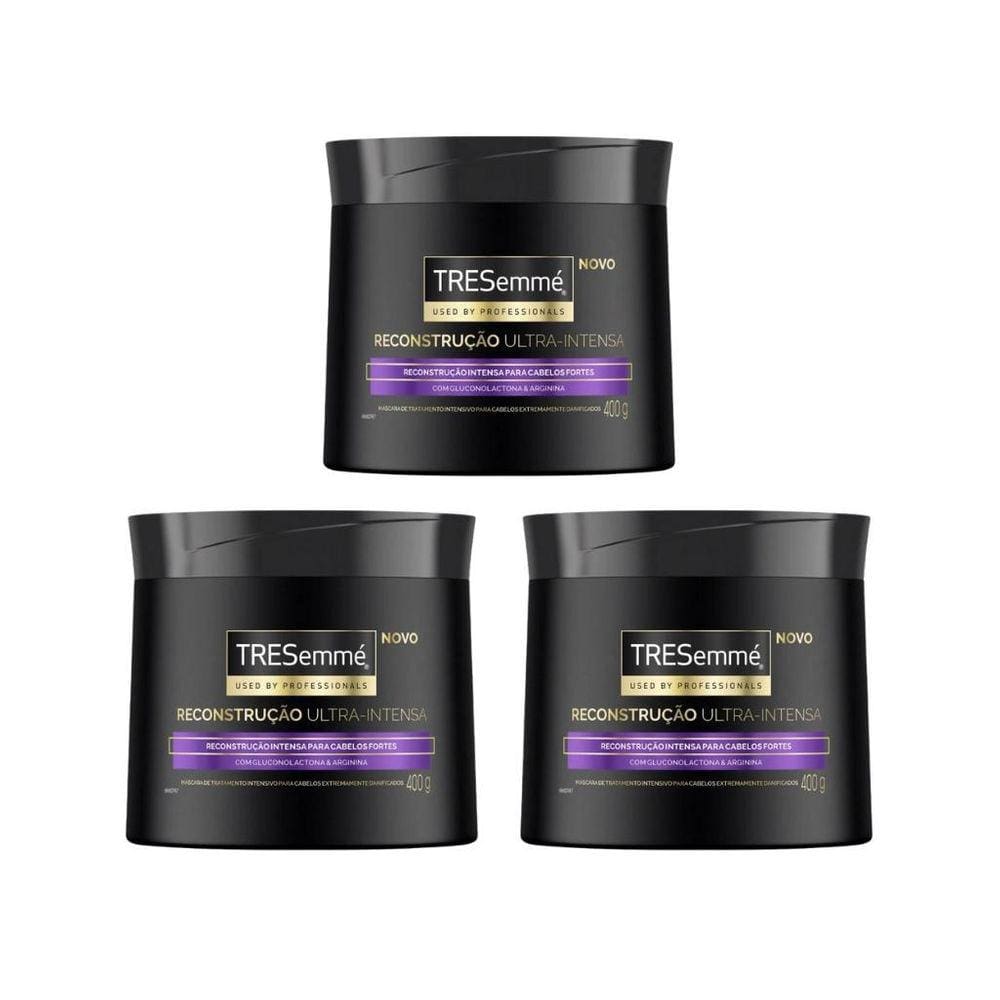 Creme De Tratamento Tresemme 400G Reconstruçao - Kit Com 3Un