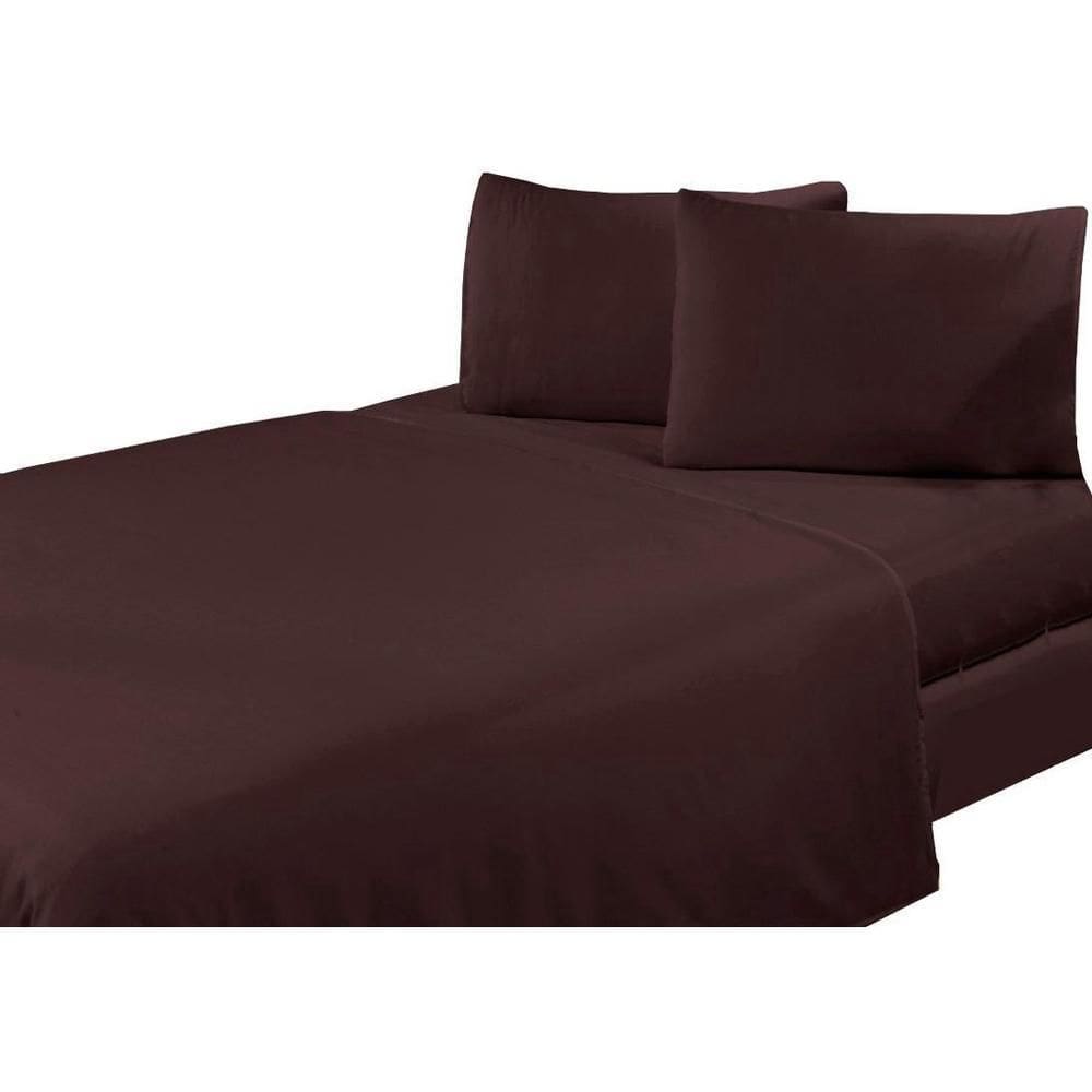 Lençol Casal 4 Peças Cama Box Luxo Temos Todas As Cores