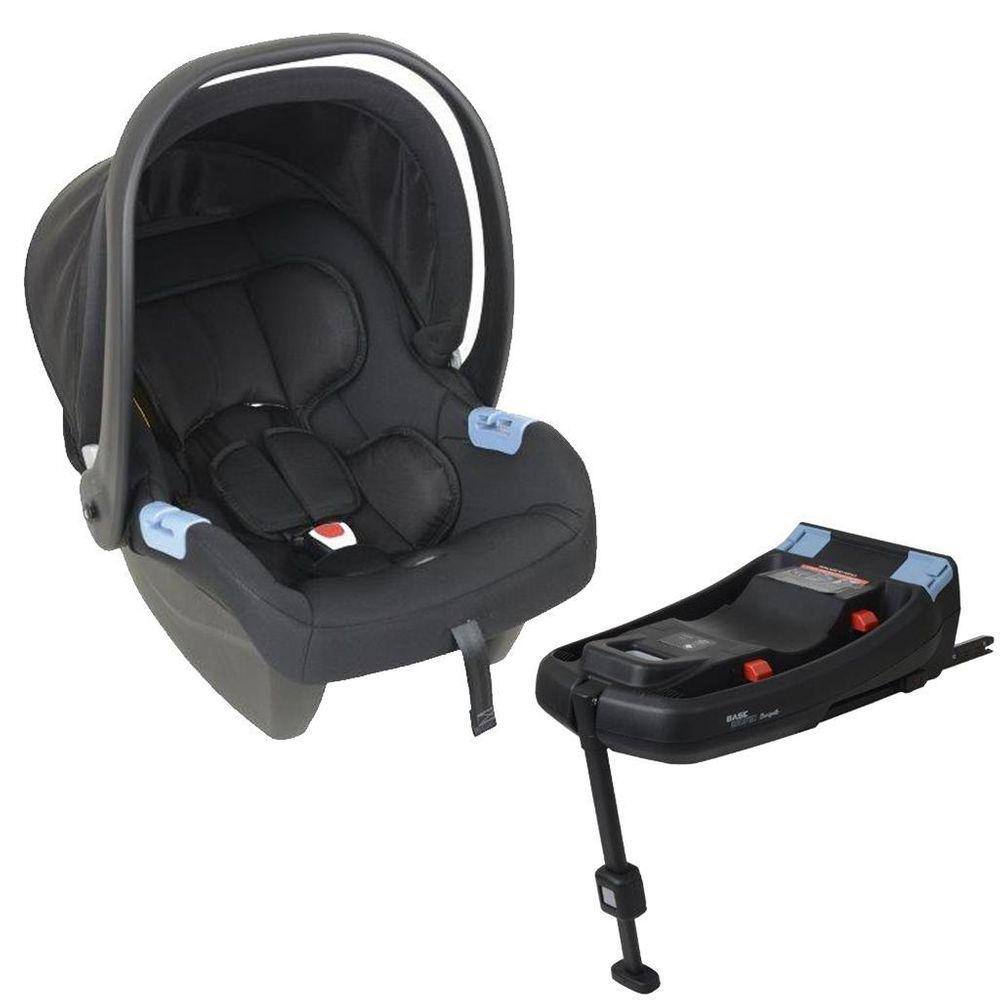 Bebê Conforto Materna Preto E Base Isofix - Burigotto