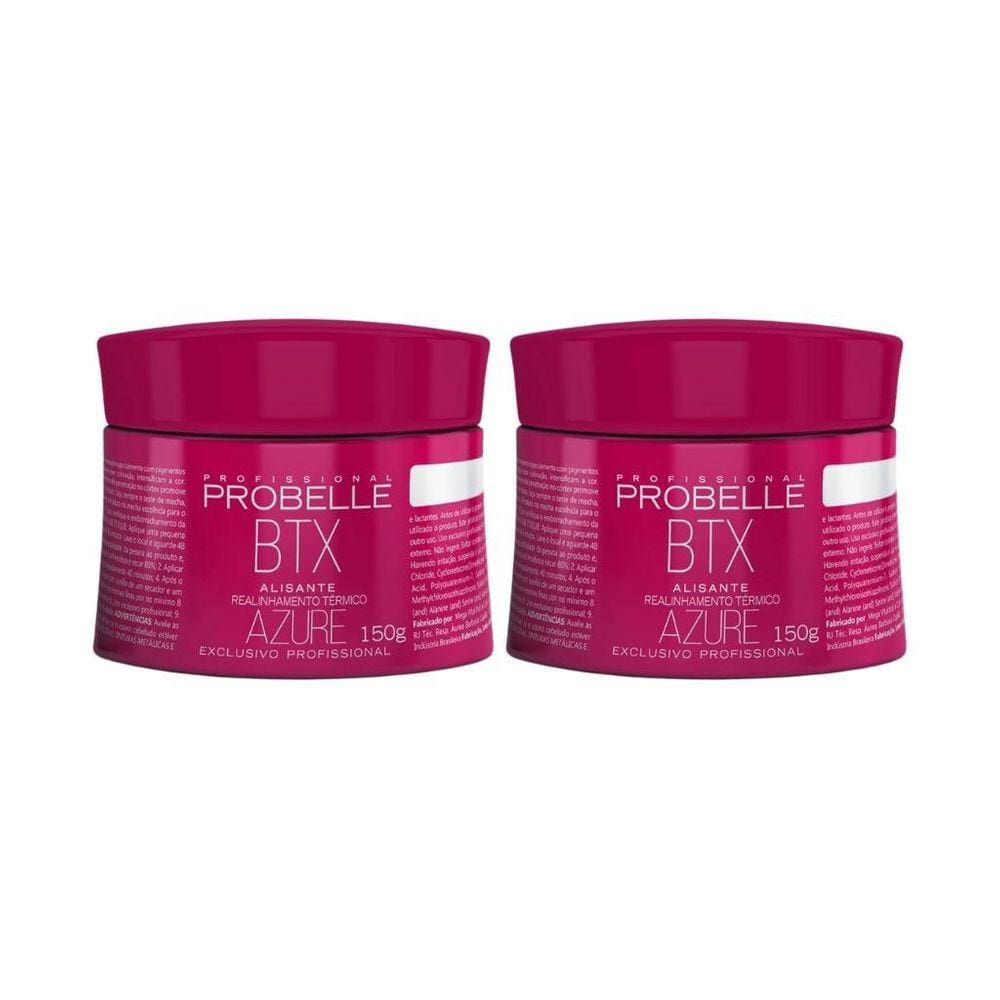 Botox Capilar Probelle Azure 150G - Kit Com 2Un