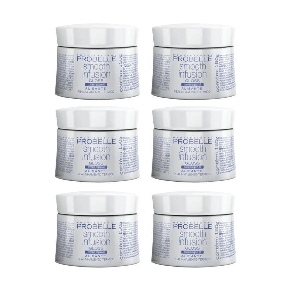 Botox Capilar Probelle Smooth Infusion 150G - Kit Com 6Un