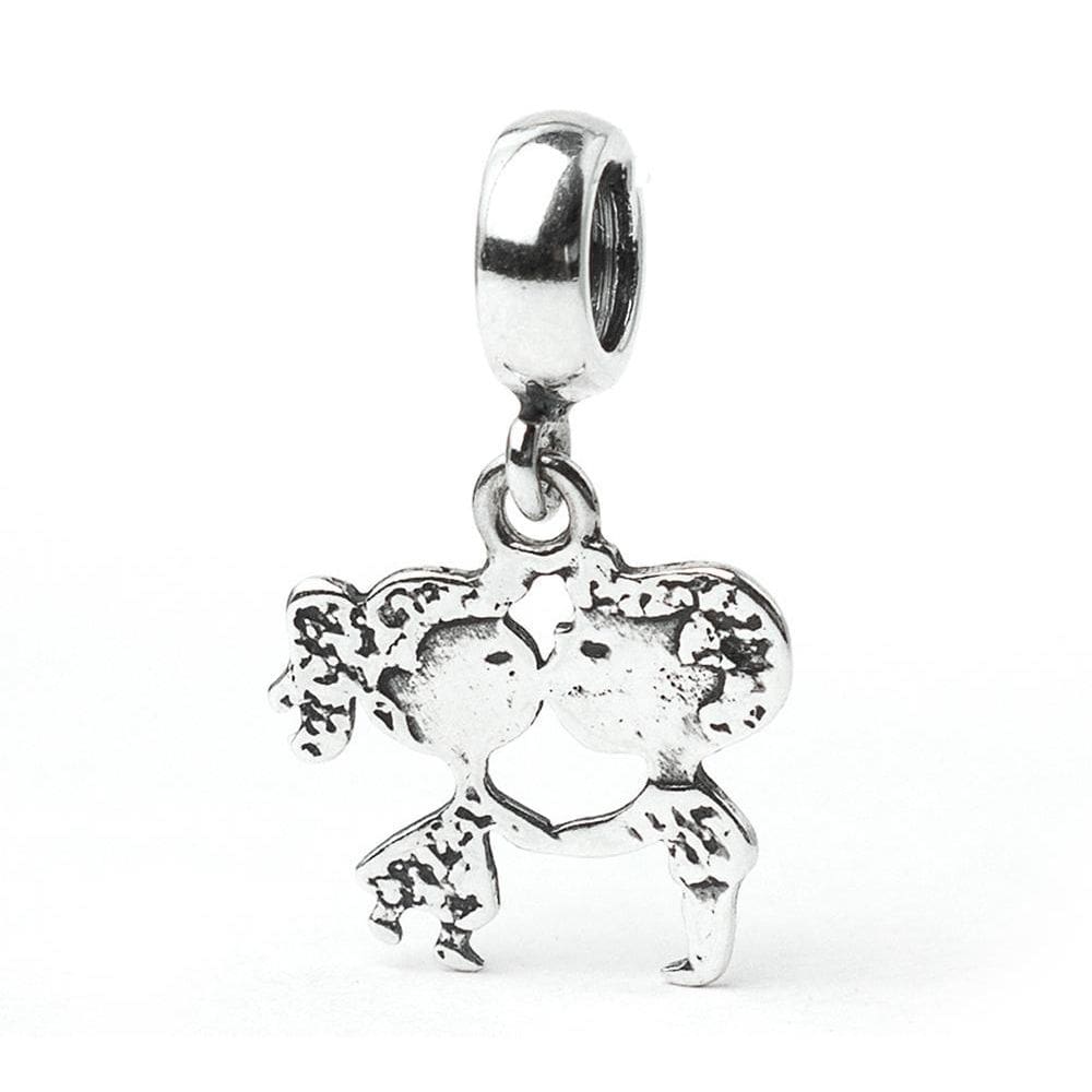 Berloque Pingente Casal Se Beijando