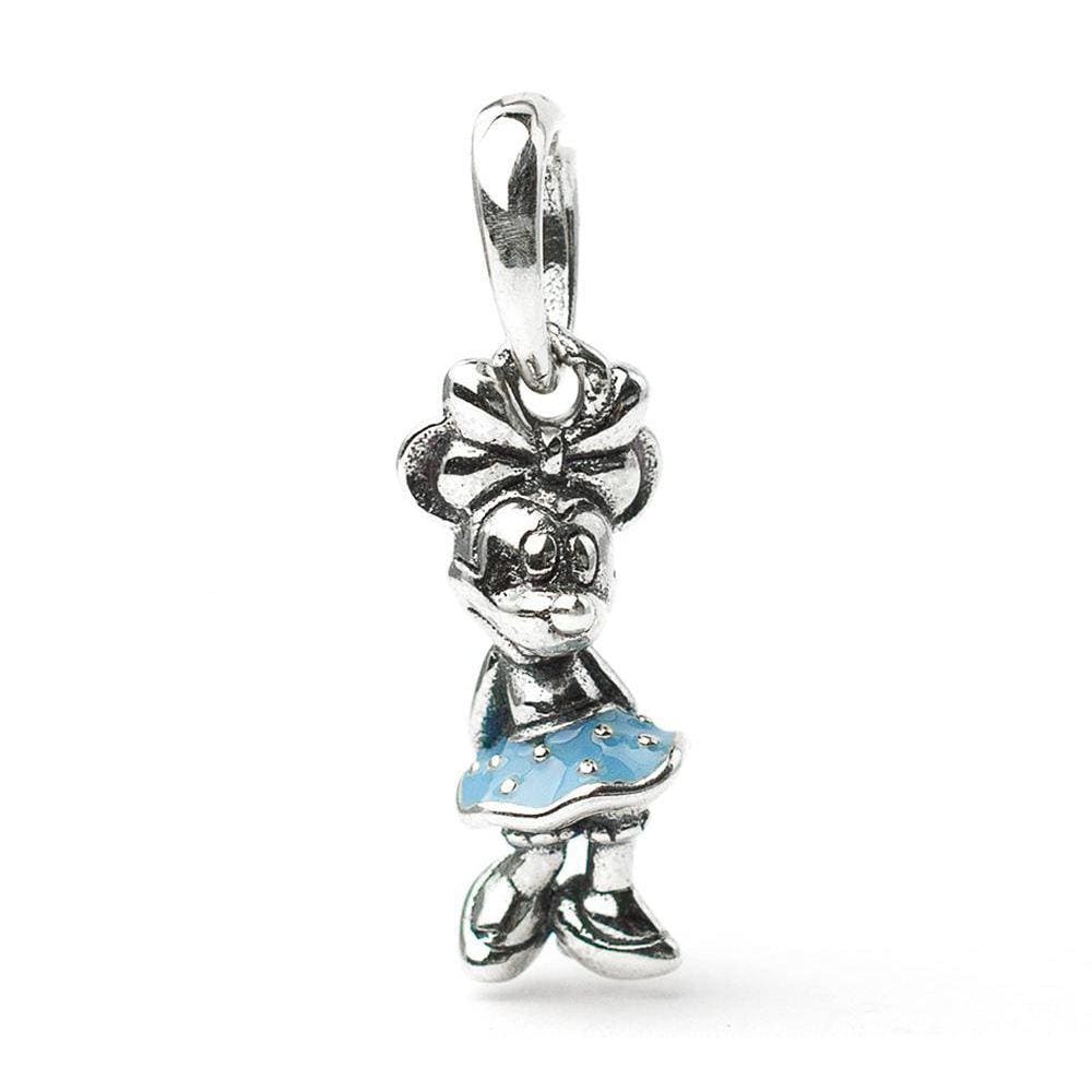 Berloque Pingente Minnie Vestido Azul