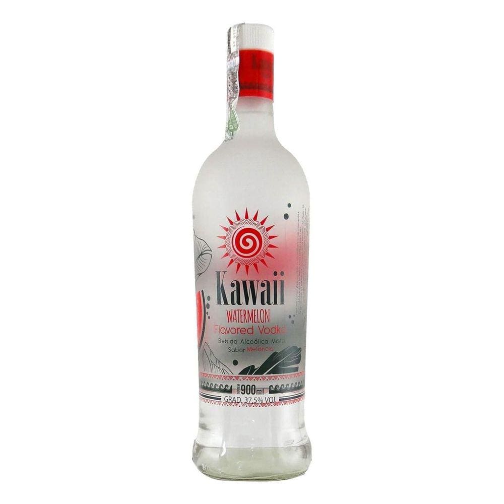 Vodka Kawaii Melancia Bebida Alcoólica Mista 900Ml