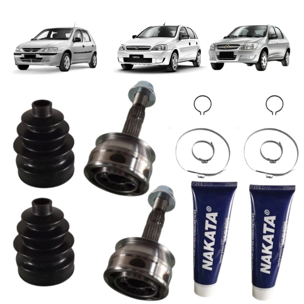 Junta Homocinetica Fixa 28X22 Direita + Esquerda Lado Roda Corsa Classic 1994 A 2003 Nakata