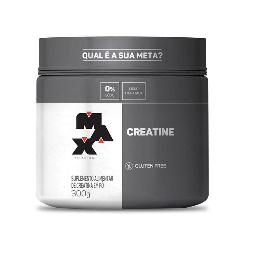 Creatina 100% Pura Monohidratada 300G Max Titanium