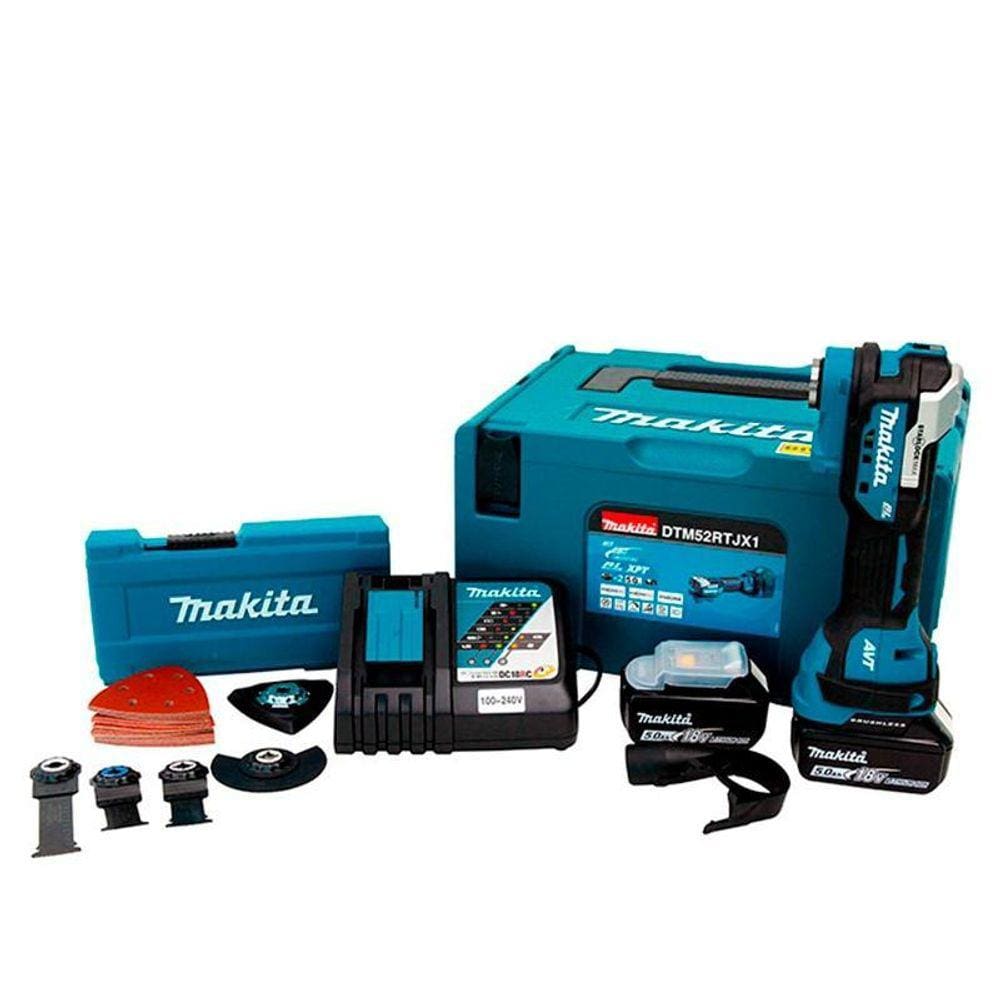 Multi Ferramenta A Bateria 2 Baterias 5A 18V E Carregador