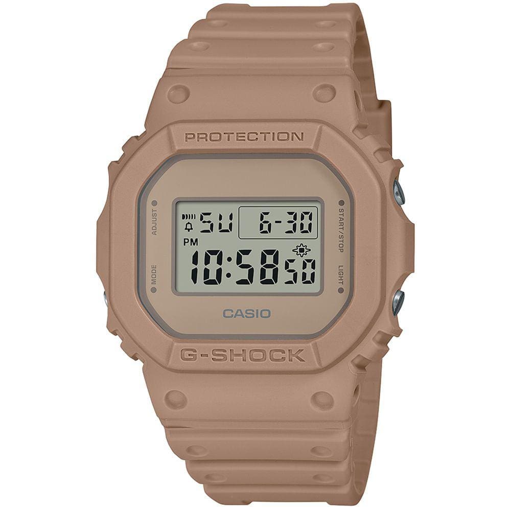 Relógio CASIO G-SHOCK marrom digital masculino DW-5600NC-5DR