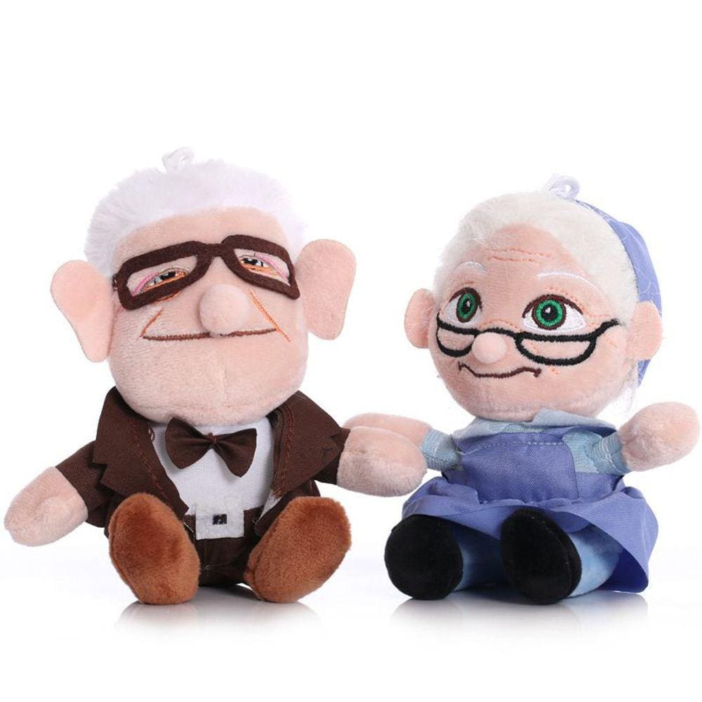Pelucia Up Altas Aventuras Vovos Carl E Ellie Disney 15Cm