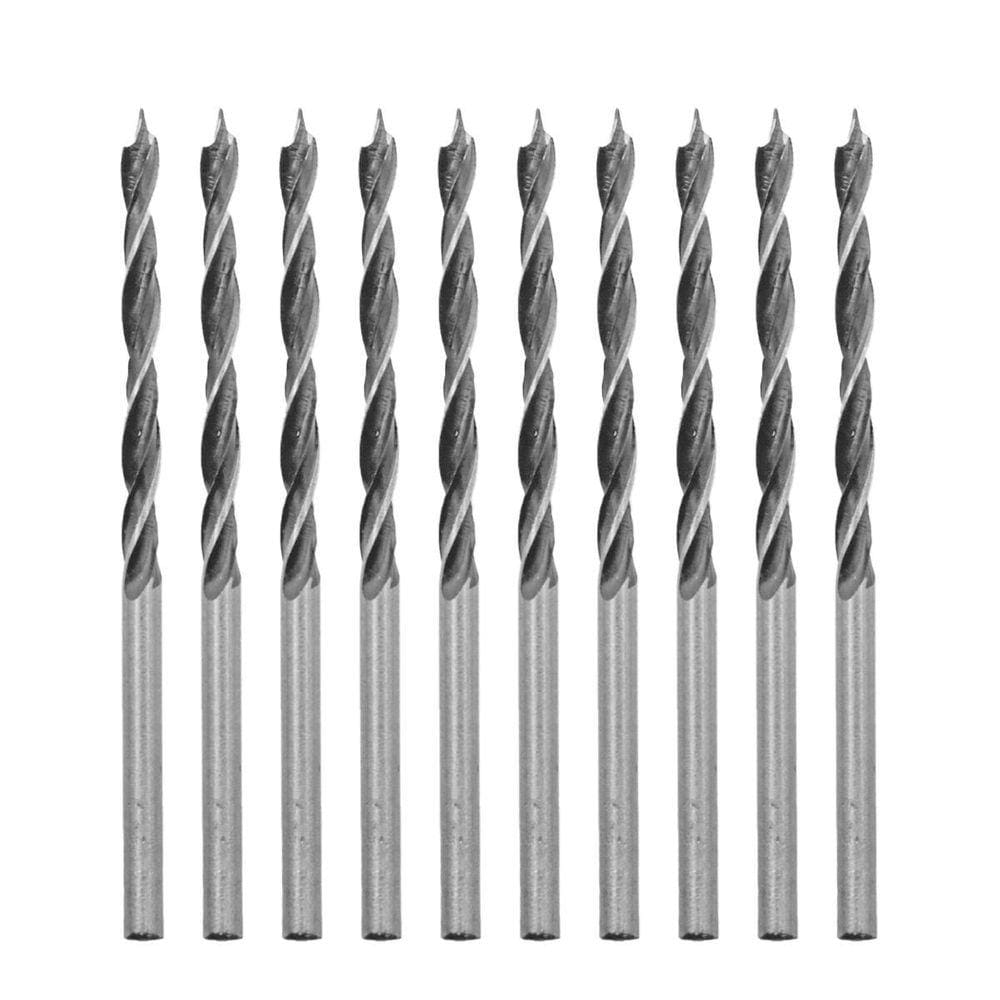 Kit Com 150 Broca Madeira Aço Carbono 3 Pontas Mm Diversos