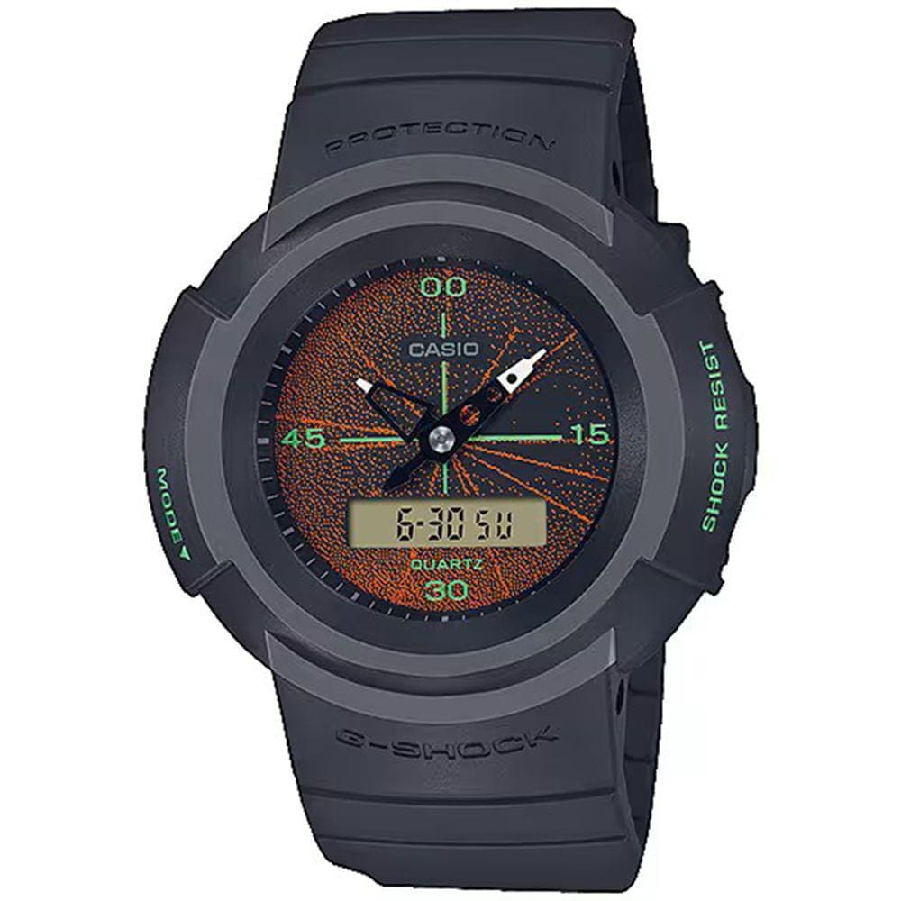 Relógio CASIO G-SHOCK anadigi masculino AW-500MNT-1ADR