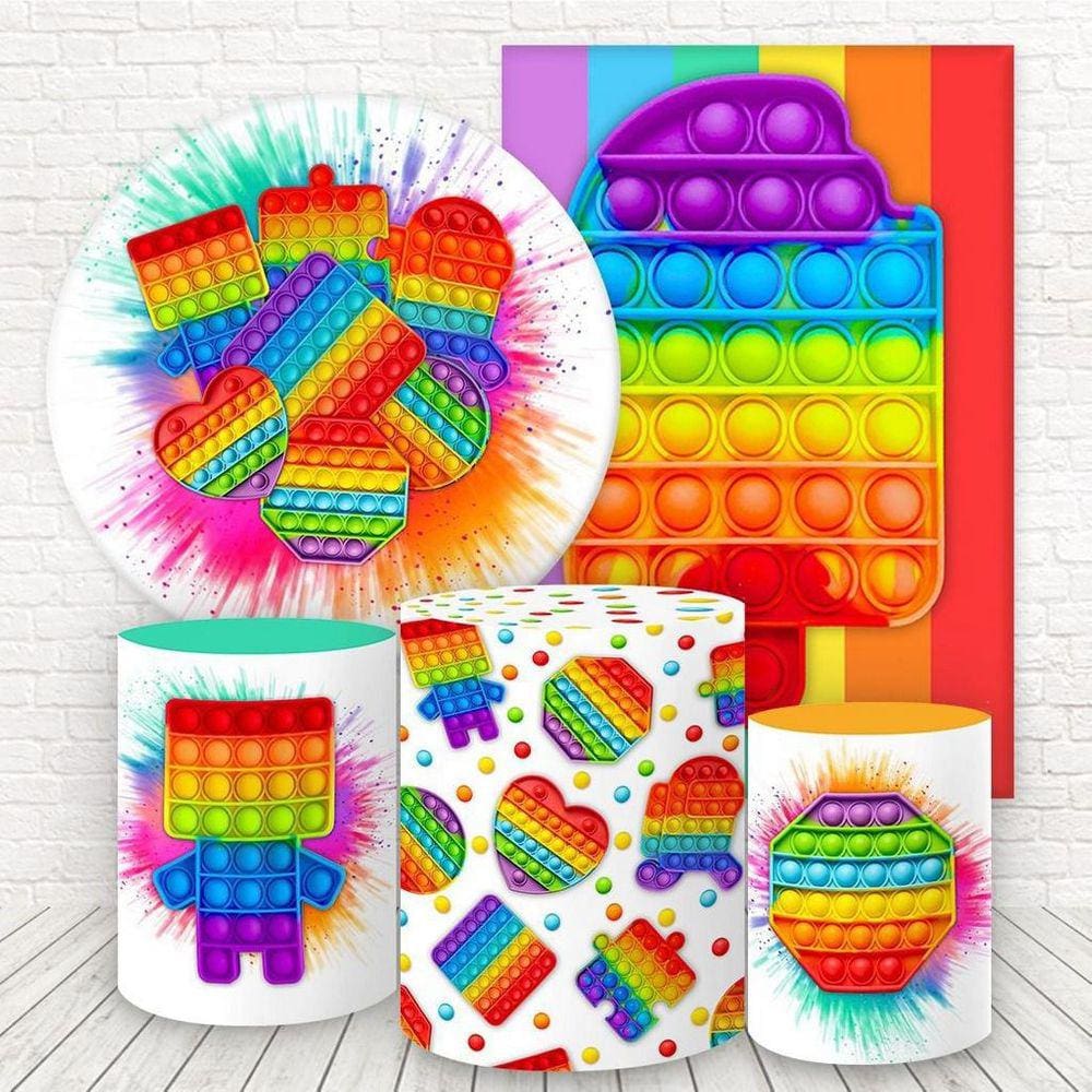 Kit 2 Painéis E Capas 3D Sublimado Fidget Toys Fkpc-782