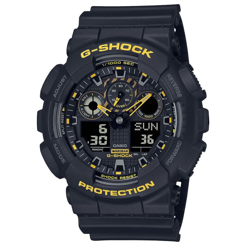 Relógio CASIO G-SHOCK anadigi masculino GA-100CY-1ADR