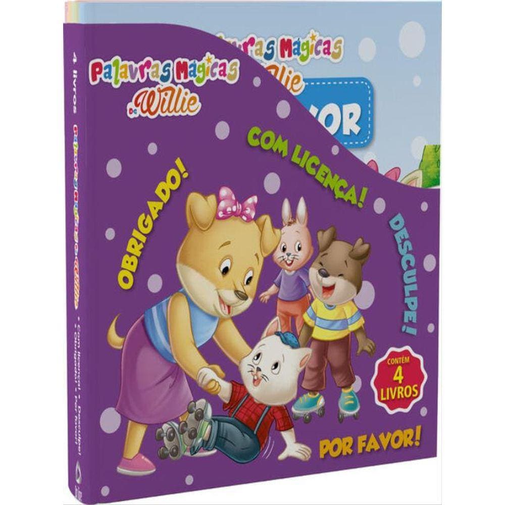 Coleção Palavras Mágicas De Willie - Box Com 4 Livros