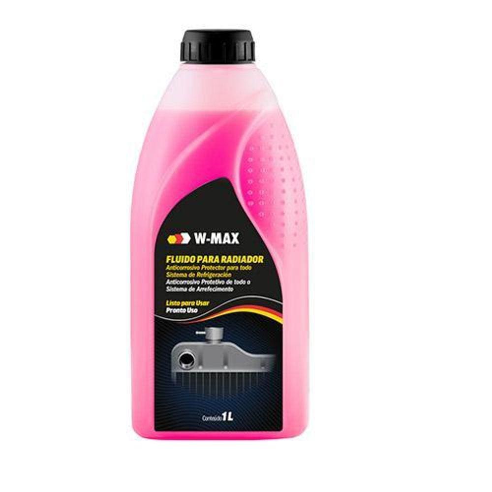 Fluido Para Radiador W-Max 1L Rosa