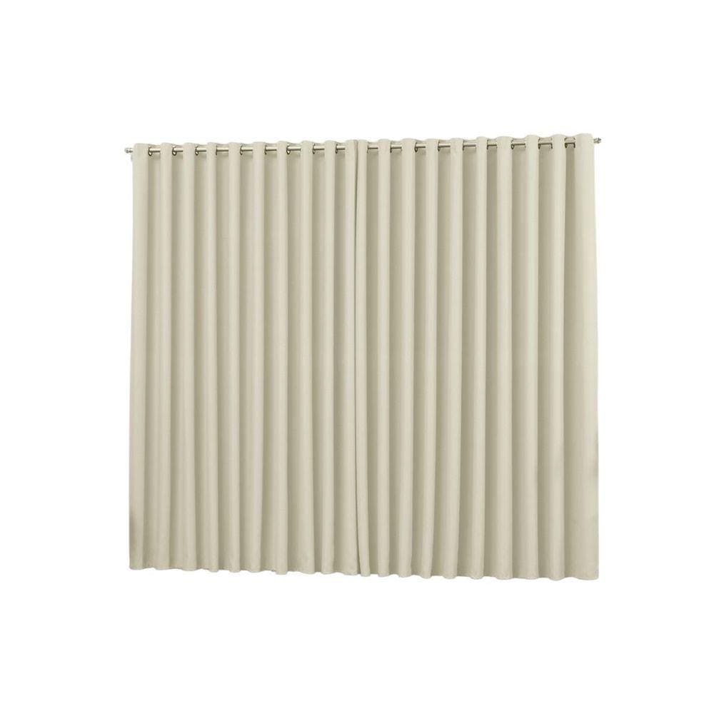 Cortina Para Sala Quarto Tecido Blackout Palha 3,00X2,50