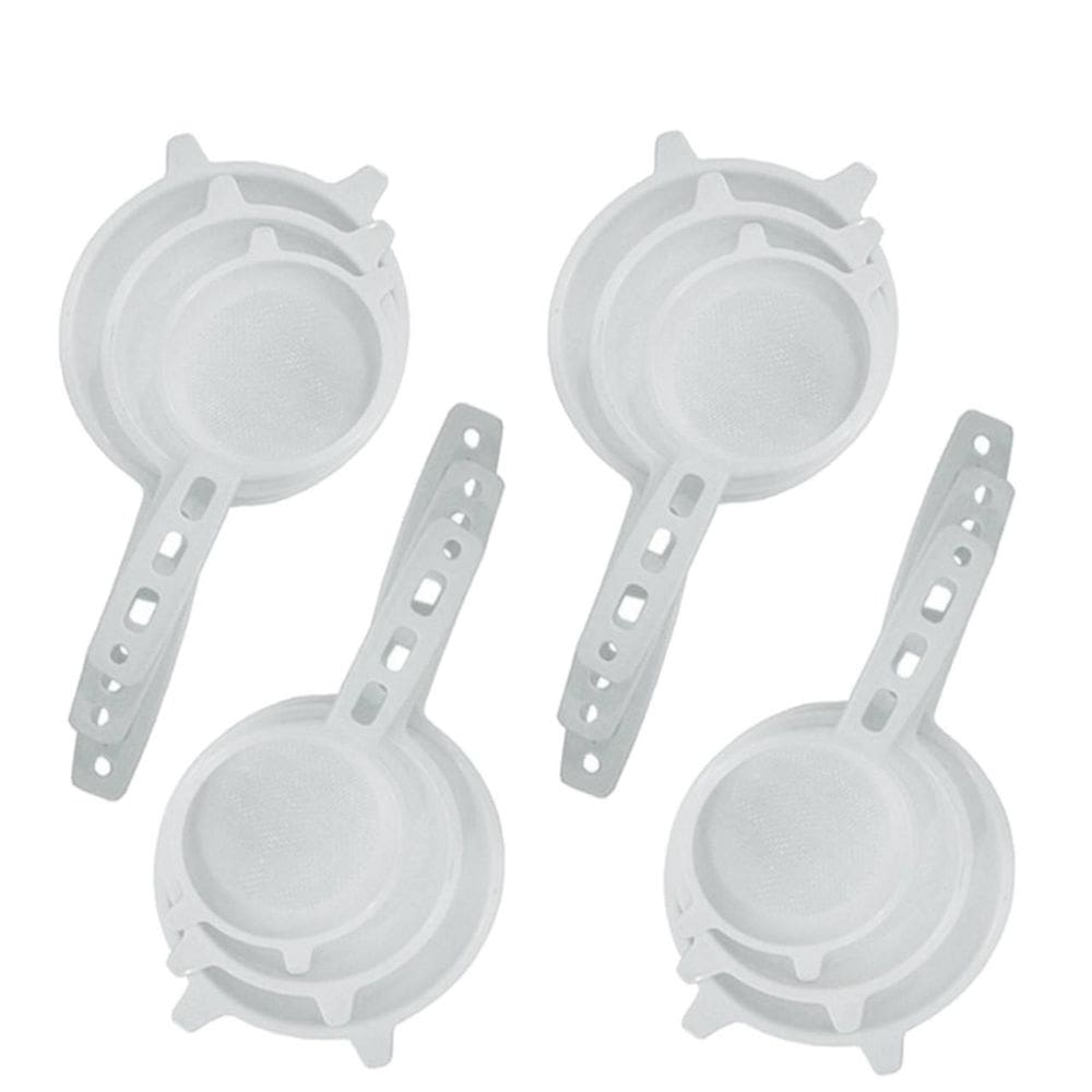 Kit 4 Peneiras Coador Plástico 3 Pecas P M G 1168 Ercaplast