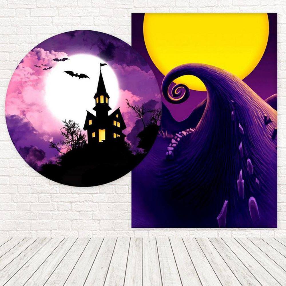 Kit Painéis Casadinho 3D Sublimado Halloween Fpc-223