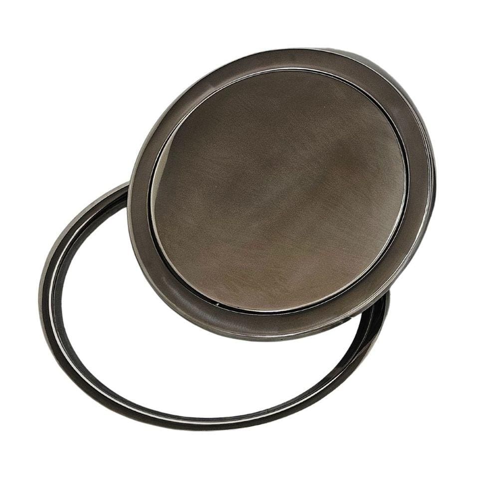Acabamento Tampa Giratoria Para Furo De 30Cm Em Aço Inox 304