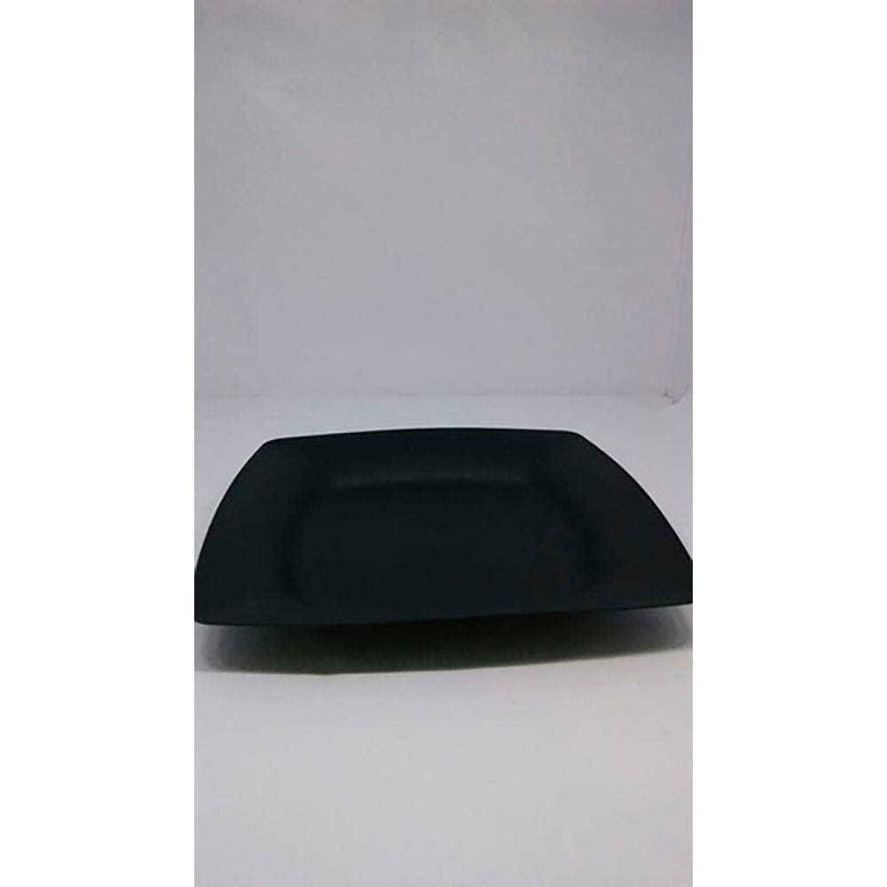 20 Prato Quadrado Preto Plástico Melhor Preço