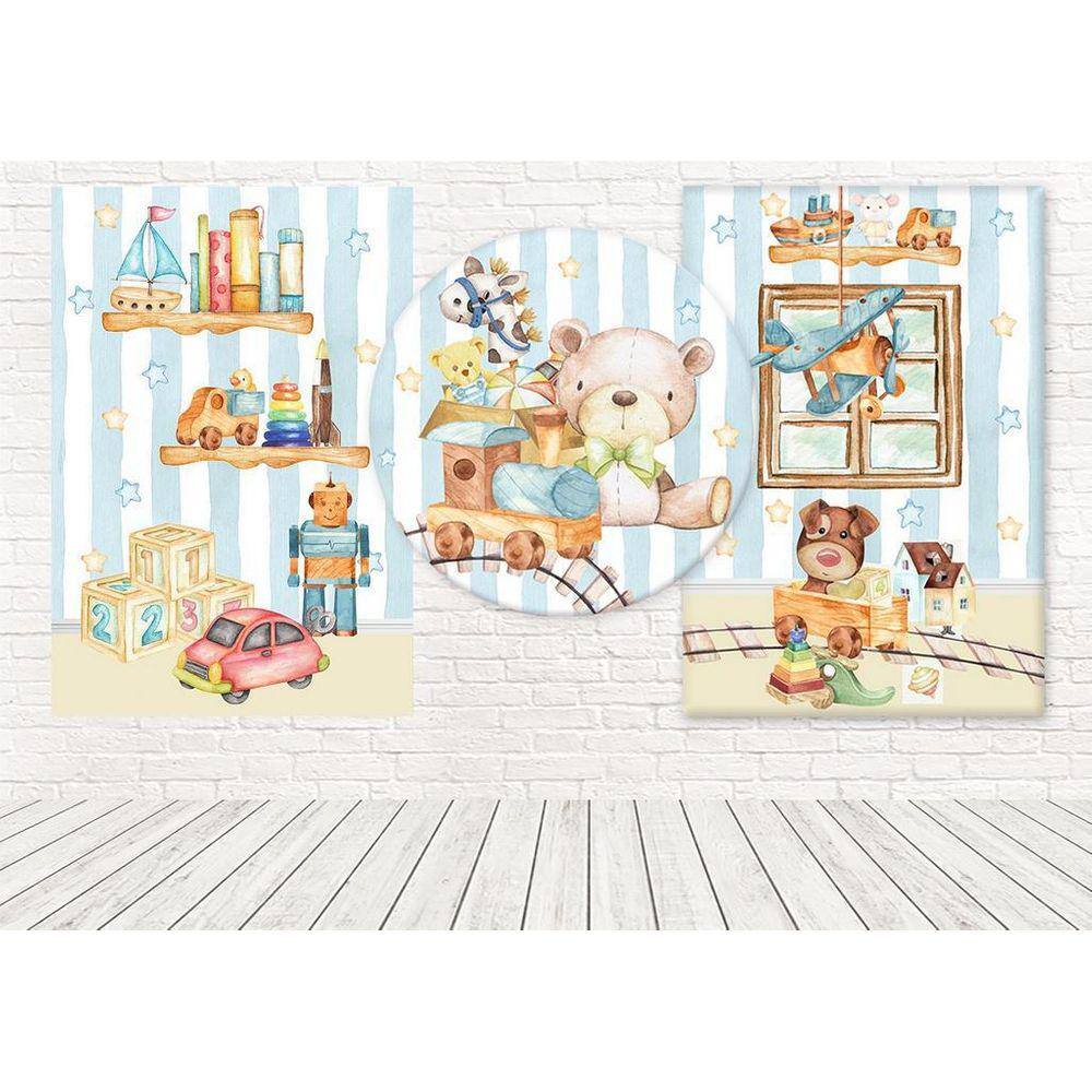 Kit Painéis Casadinho Tecido Brinquedos Fpc-417
