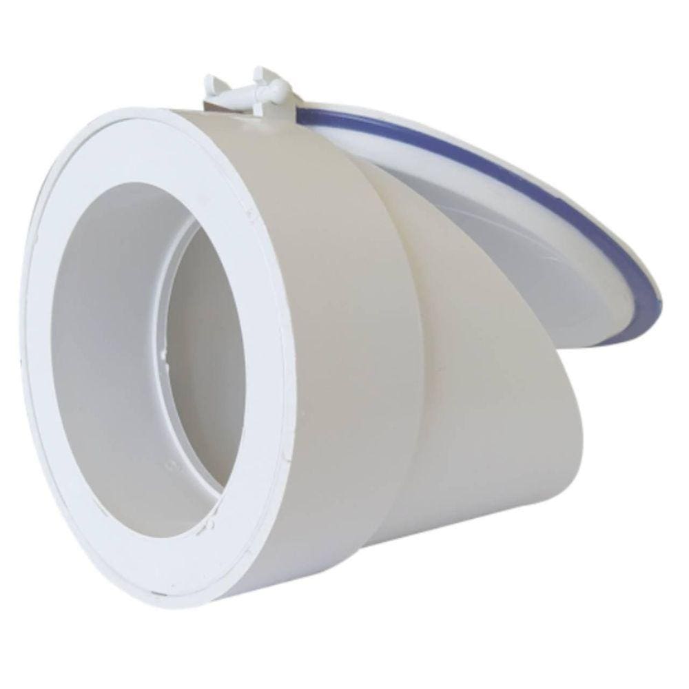 Vávula De Retenção Esgoto Branca 75 Mm 72.092 Valeplast