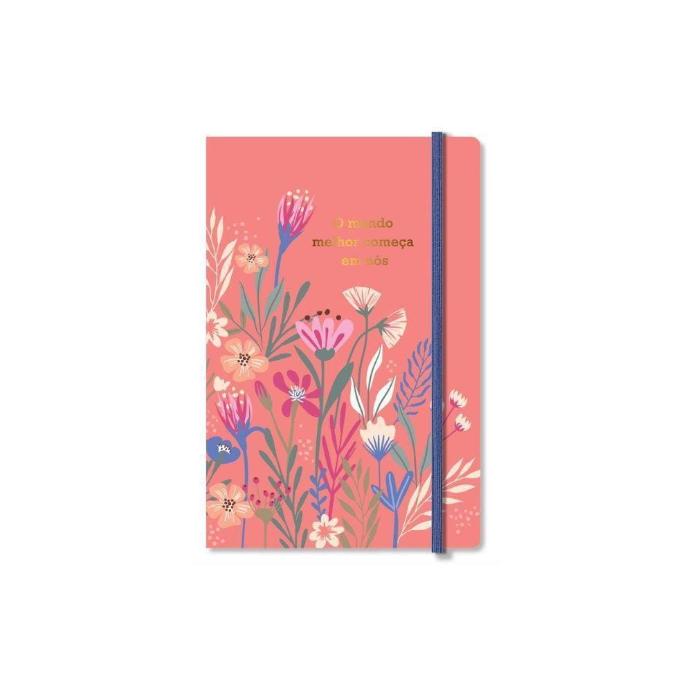 Caderneta Media Primavera 80Fls Fina Ideia