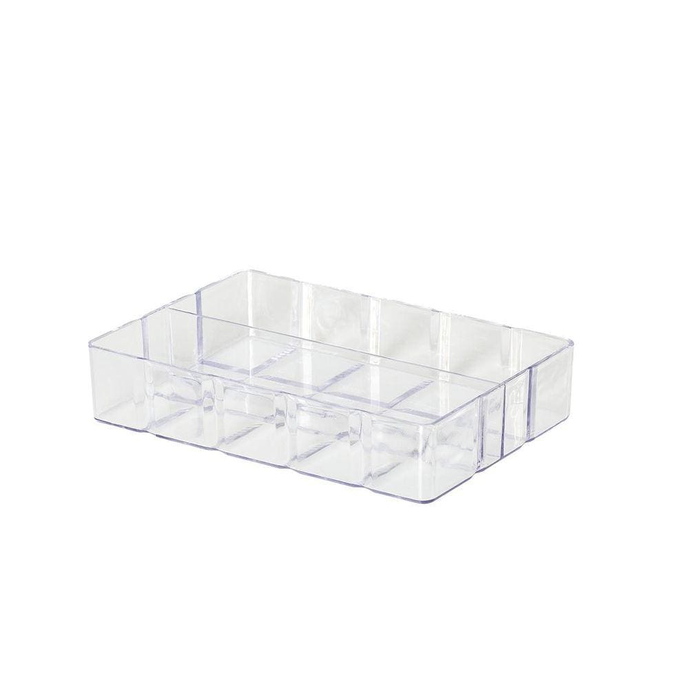 Bandeja Bisotê Transparente 22x15x4,5Cm - Paramount