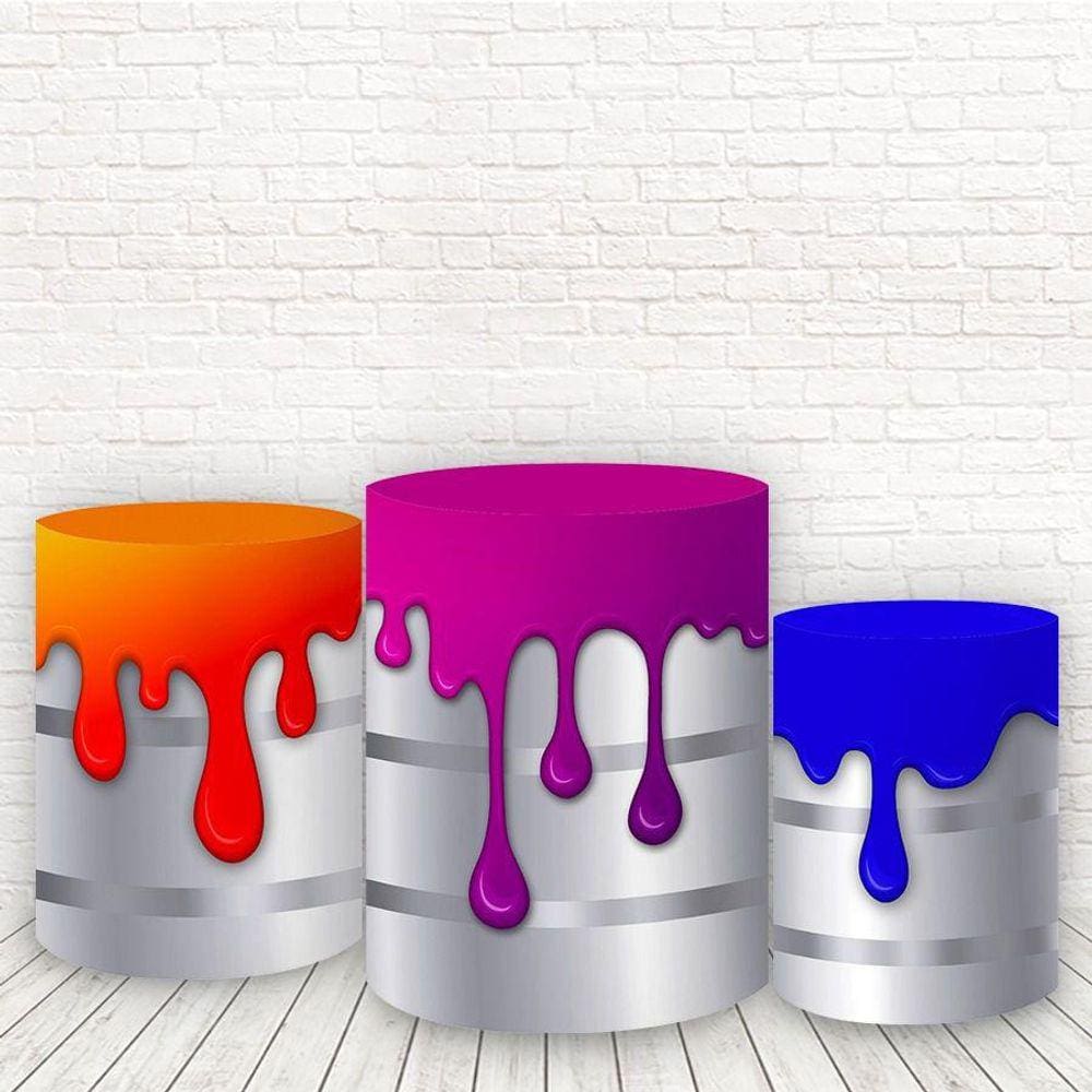Trio De Capas 3D Sublimado Pintando O 7 Fcc-427