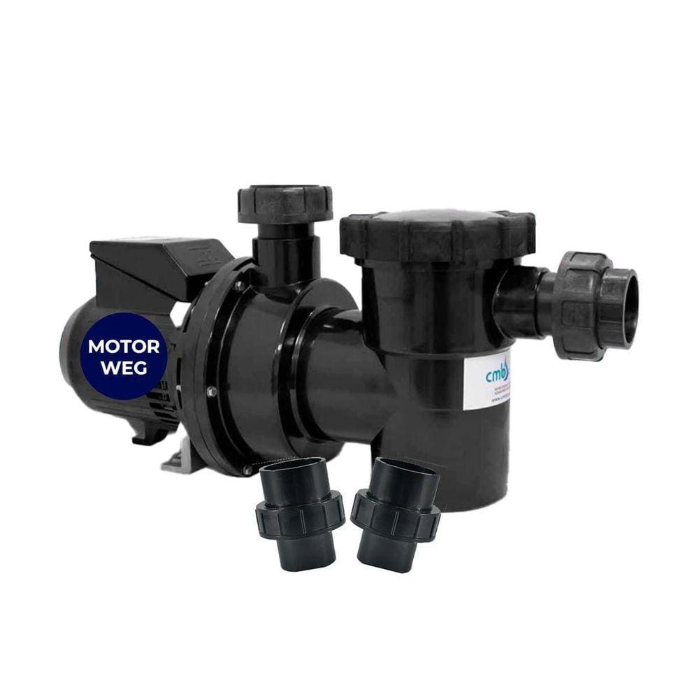 Bomba De Piscina 1/2Cv Sibrape Motor Weg Bivolt Monofasi