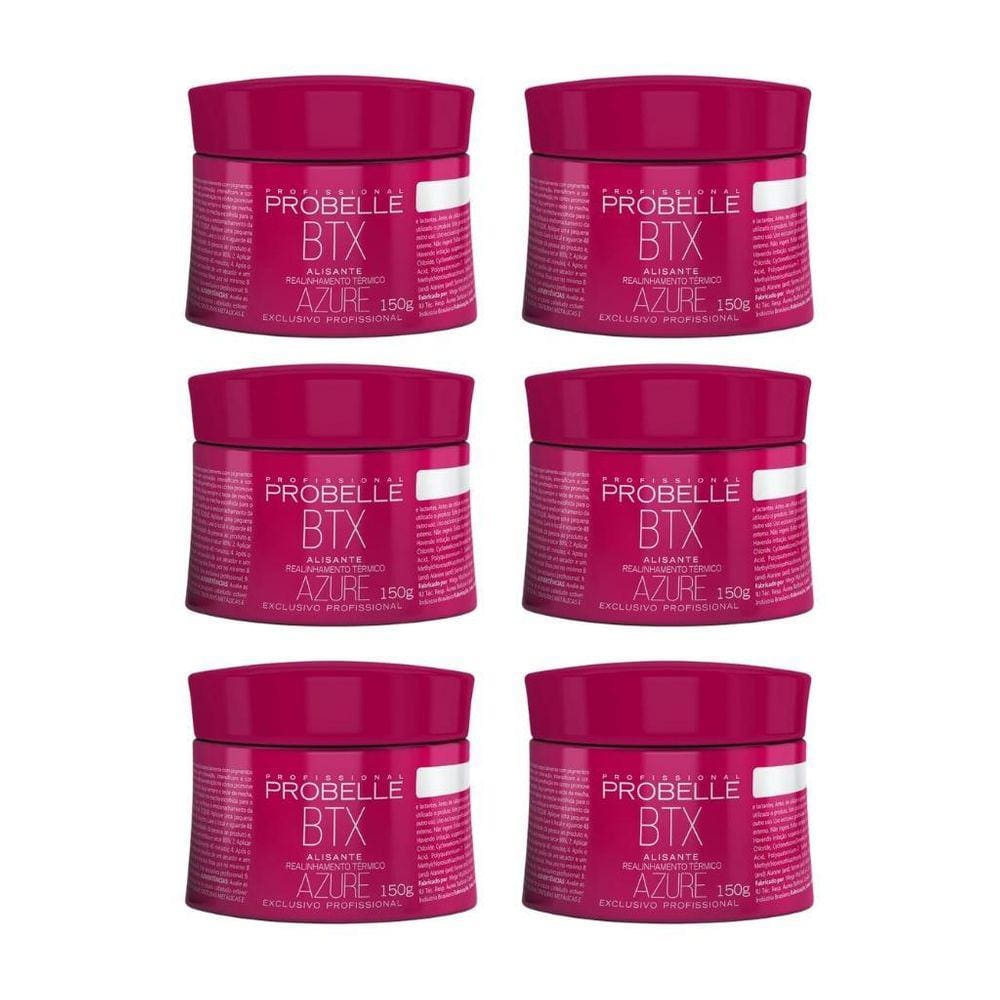 Botox Capilar Probelle Azure 150G - Kit Com 6Un