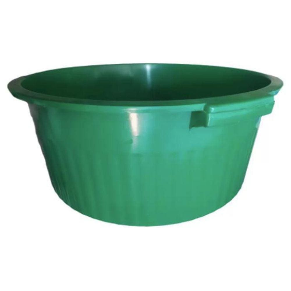 Bacia Canelada 40l - Plástica, Verde, Arqplast
