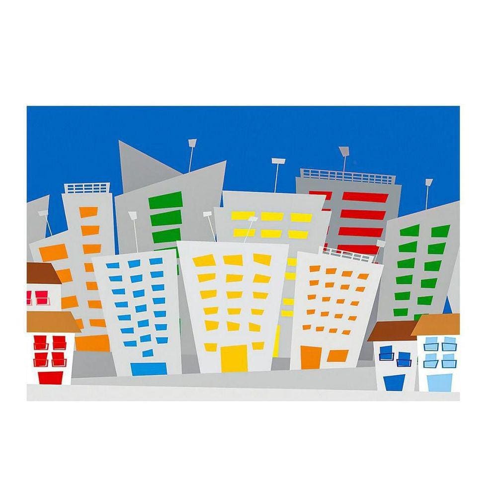 Fundo Fotográfico Prédio Cidades Heróis 2,2X1,5 Fff-452