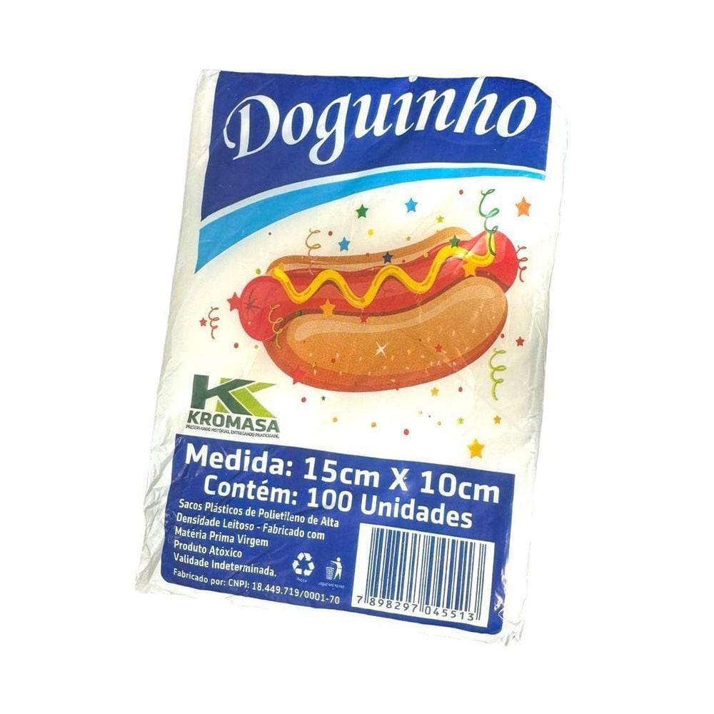 3000Un Saco Plástico Pequeno Cachorro Quente 15X10Cm
