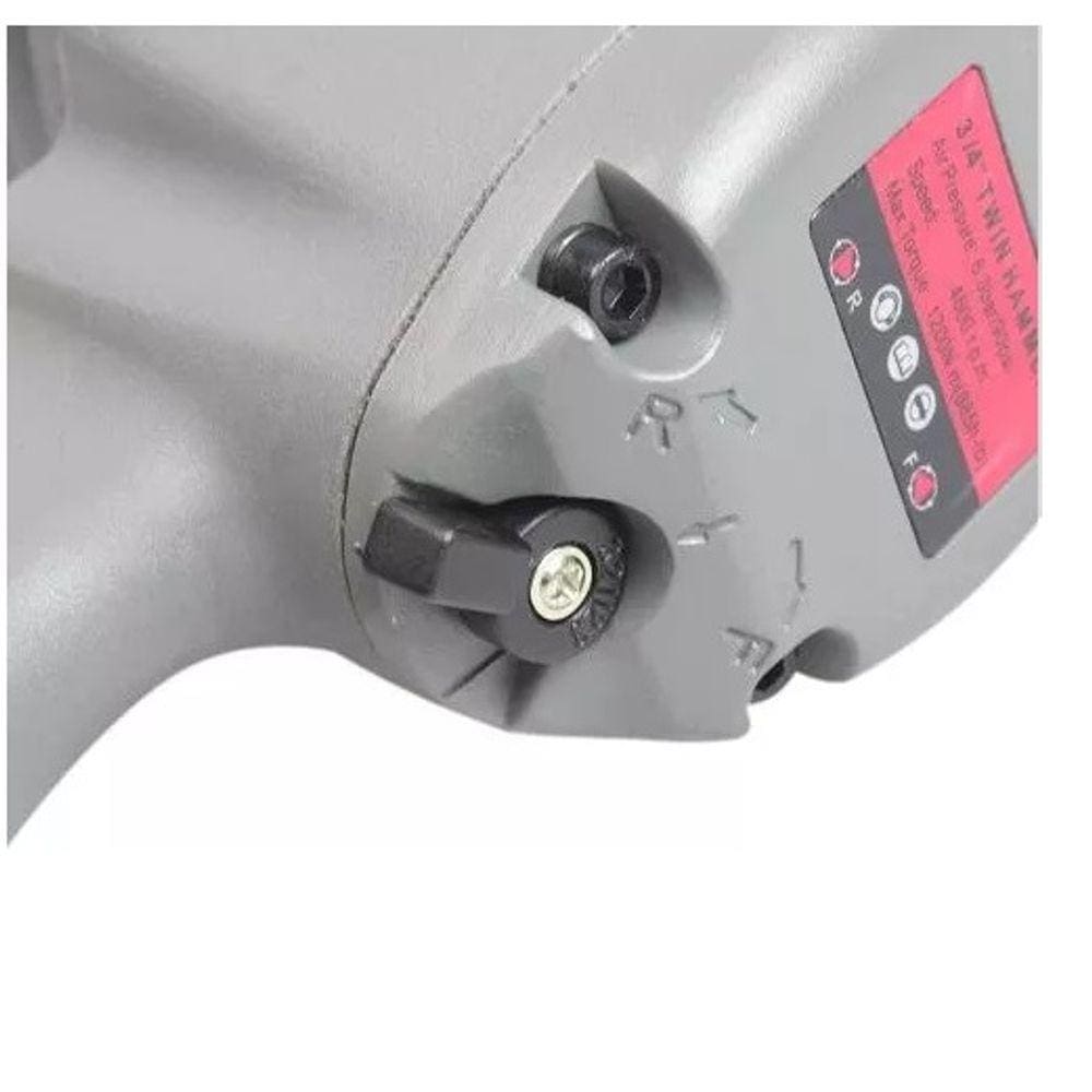 Chave De Impacto Pneumática 3/4 Pol 120kgf 9PJ Eda Maleta e