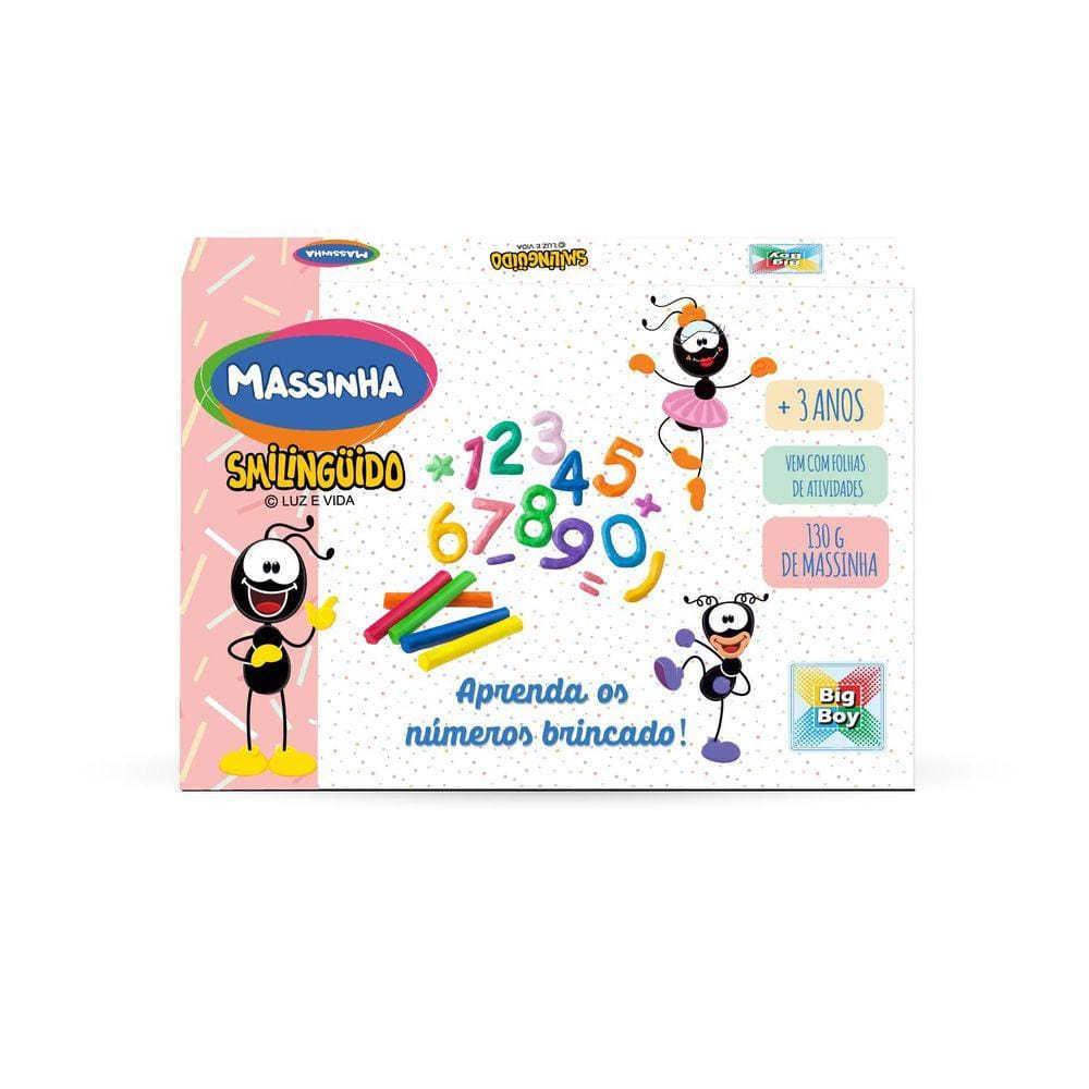 Massinha De Modelar Smilinguido Com Folha De Atividade
