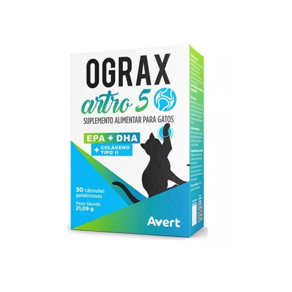 Ograx Artro 5 Gatos - Nutrientes Essenciais até 5kg