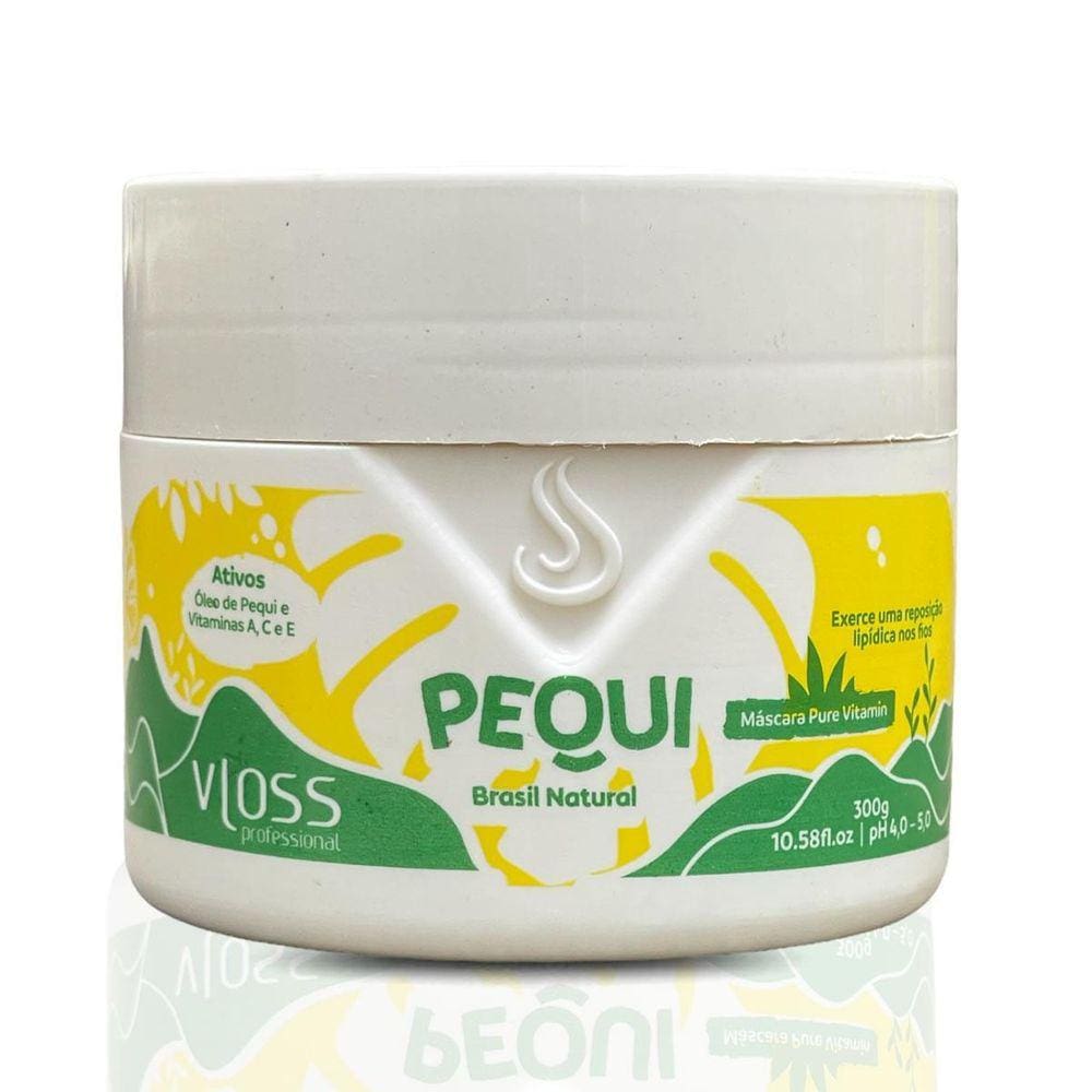 Mascara De Pequi Reposição Lipídica Pure Vitamin Vloss 300G