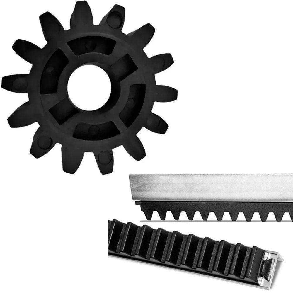 Engrenagem Externa 14 Dentes Nylon Slider + Cremalheira 1,80m