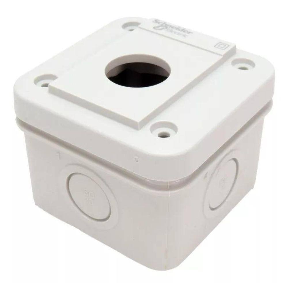 Botoeira 1 Furo 22mm Schneider Xale1 Harmony Cinza Claro
