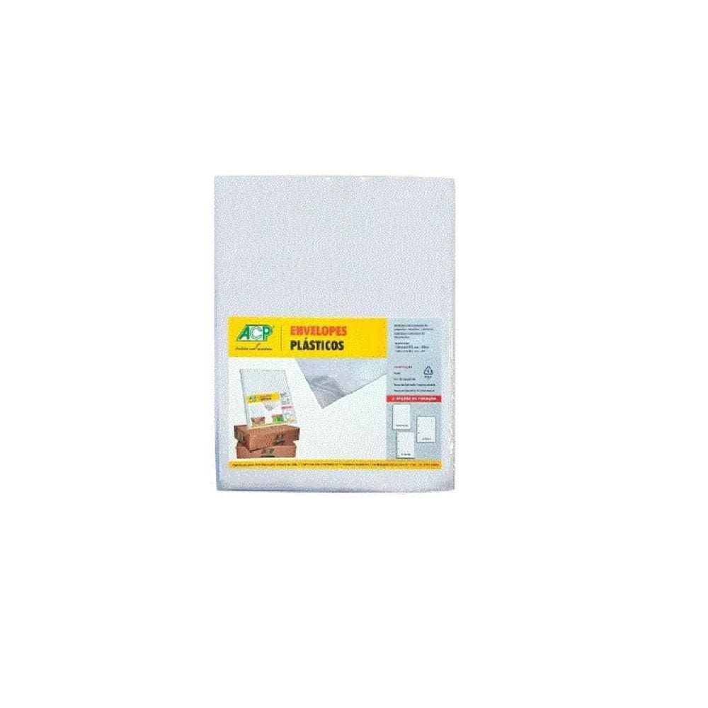 Envelope Plástico Fino P Pasta Catálogo Ofício 4 F. C/100
