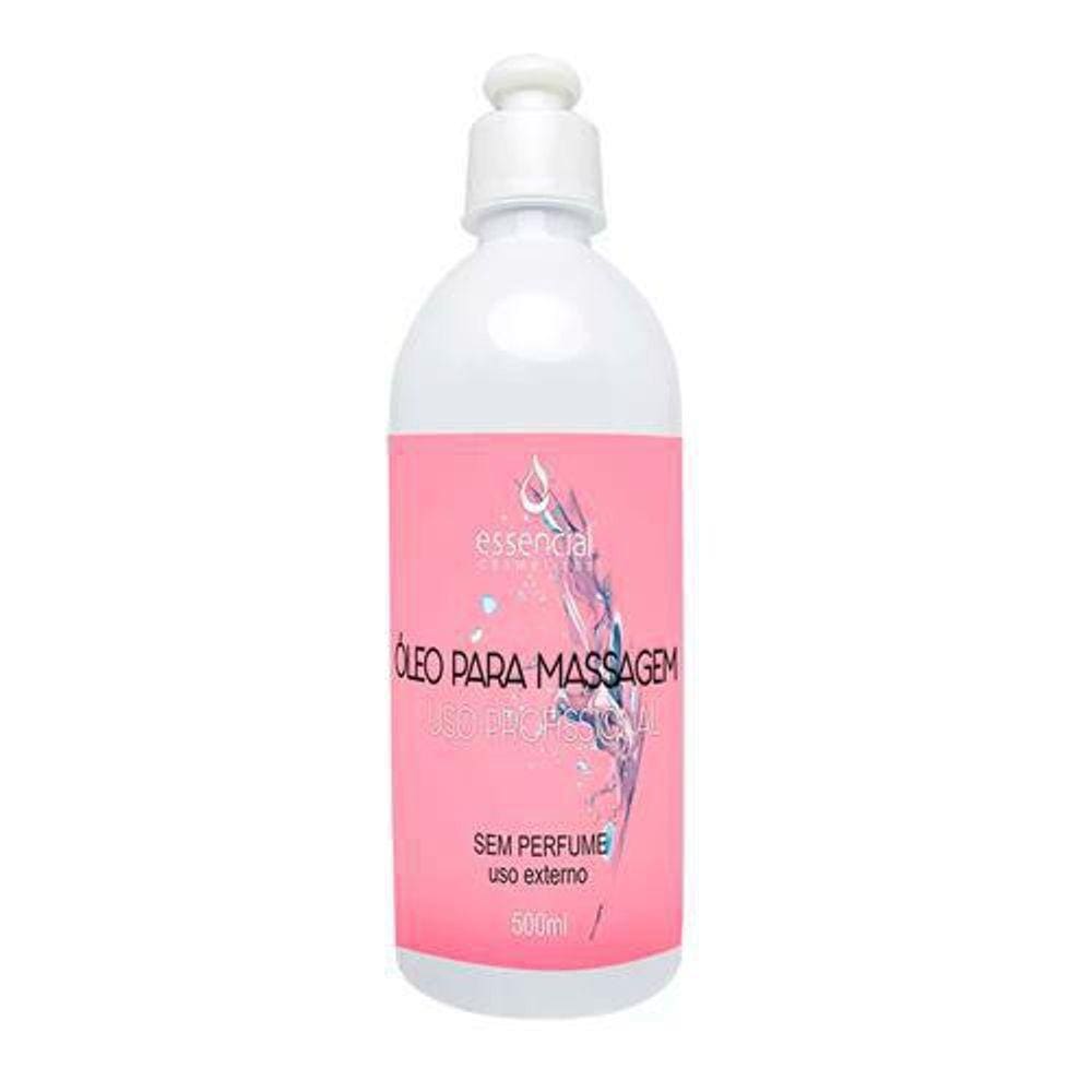 Óleo Neutro Para Massagem Corporal 500Ml - Essencial