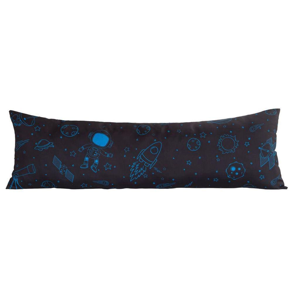 Capa Travesseiro Corpo Gigante 1,45X0,45 Fronha Astronauta