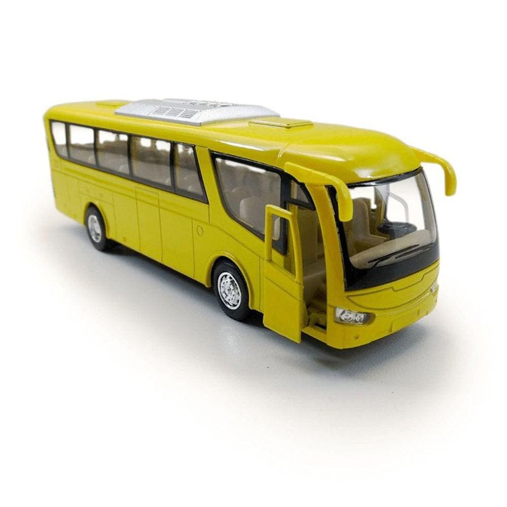 Ônibus Coach Escala 1:64  Amarelo