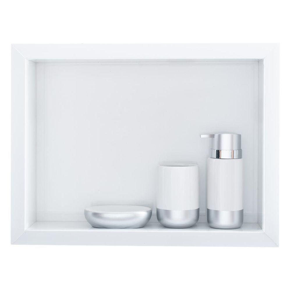 Nicho Banheiro Porcelanato Polido - Organizador Shampoo