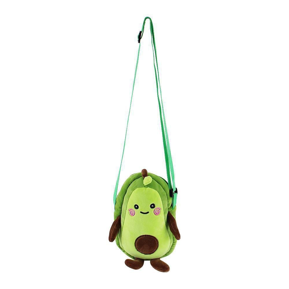 Bolsa De Ombro Pelúcia Em Formato De Abacate - Bbr Toys