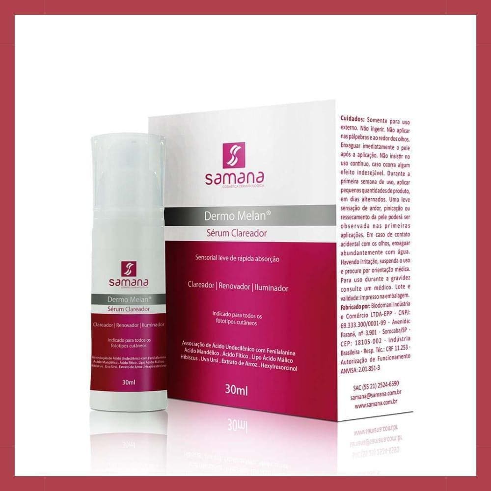 Dermo Melan Sérum Clareador E Renovador Home Care 30Ml