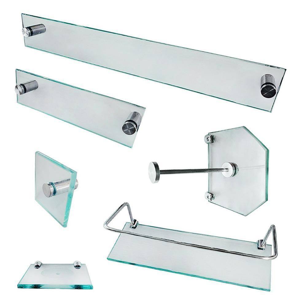 Kit Para Banheiro Safira 1  6 Peças  Incolor